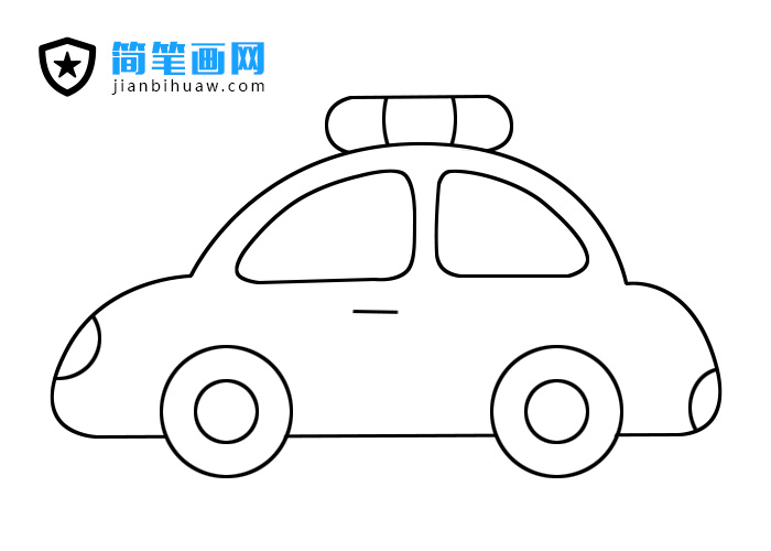 小汽車簡(jiǎn)筆畫步驟以及上色