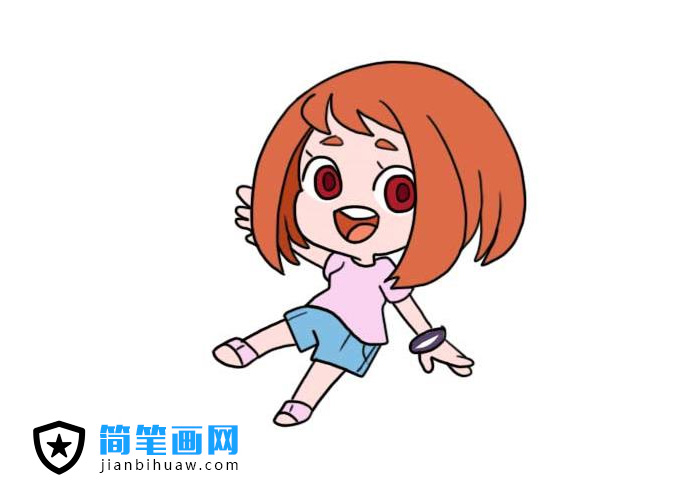 可愛的小女生簡(jiǎn)筆畫圖片