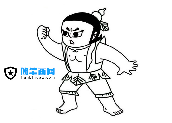 葫蘆娃簡(jiǎn)筆畫圖片